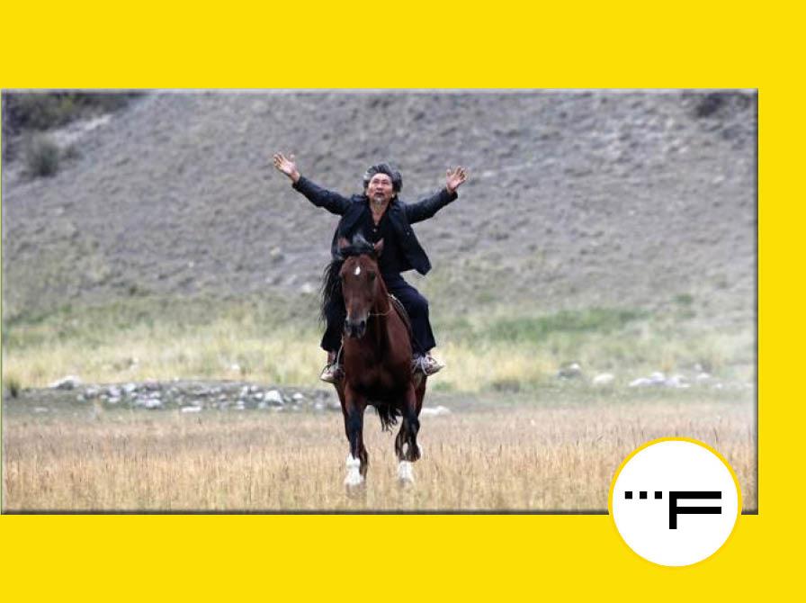 Foto fra filmen "Centaur" med Filmstriben logo